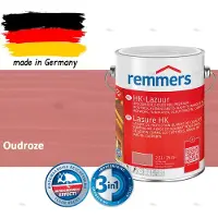 Remmers HK-Lazuur 3in1 Oudroze 2,5L – Premium Houtbeschermingsbeits voor Buiten – Oplosmiddelhoudend – UV- & Vochtwerend – Impregneer, Grondlaag & Beits in Eén