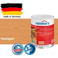 Remmers HK-Lazuur 3in1 Pastelgeel 0,75L – Premium Houtbeschermingsbeits voor Buiten – Oplosmiddelhoudend – UV- & Vochtwerend – Impregneer, Grondlaag & Beits in Eén