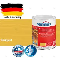 Remmers HK-Lazuur 3in1 Zinkgeel 0,75L – Premium Houtbeschermingsbeits voor Buiten – Oplosmiddelhoudend – UV- & Vochtwerend – Impregneer, Grondlaag & Beits in Eén