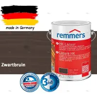 Remmers HK-Lazuur 3in1 Zwartbruin 2,5L – Premium Houtbeschermingsbeits voor Buiten – Oplosmiddelhoudend – UV- & Vochtwerend – Impregneer, Grondlaag & Beits in Eén