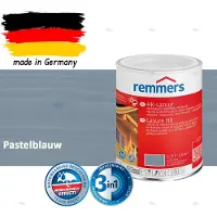 Remmers HK-Lazuur 3in1 Pastelblauw 0,75L – Premium Houtbeschermingsbeits voor Buiten – Oplosmiddelhoudend – UV- & Vochtwerend – Impregneer, Grondlaag & Beits in Eén