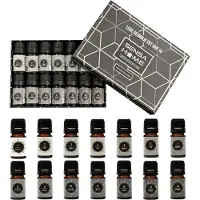 Sensahome Luxe Geuroliën Set van 14 - Premium Geuren voor Luchtbevochtiger, Aromadiffuser, Oliebrander - Variatie Box & Cadeau Set