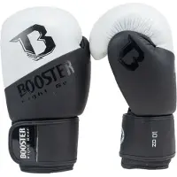 Booster Bokshandschoenen - Thunder Series 1 - Zwart / Wit 16 oz