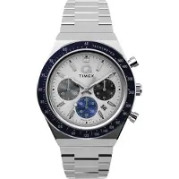Timex Q Sport Heren Horloge Zilverkleurig TW2Y36200