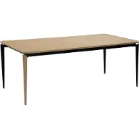 Ebuy24 Edge Dan-Form eetkamertafel met uitschuif 100x200/300 cm incl. 2 platen fineer eik.