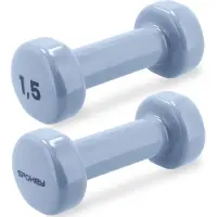 Spokey SHAPE Dumbbells - Blauw - Gietijzer met vinyl coating - 2x 1,5 kg