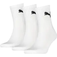 Puma Lage Uniseks Sokken, Wit, Maat 39-42