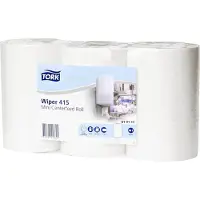Tork Advanced Poetspapier M1 Centerfeed Wit 1-laags 610133 3 Rollen à 771 Vellen