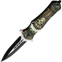 ElitEdge Linerlock A/O West Skull