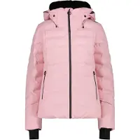 CMP dames ski-jas met Clima Protect en capuchon, kleur roze, maat 42