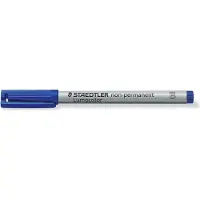 Staedtler Water Soluble Single Marker Broad-Tip Blue