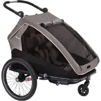 Xlc MonoS Fietskar - Grijs - BS-C09 - Kinderwagen - Jogger