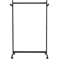MAUL Staande kapstok 9424190 MAULsamba Aantal haken: 10 (b x h x d) 1.155 x 172.5 x 50.8 m Metaal Zwart 1 stuk(s)