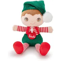 Trudi - Kerst Elf Doll Rudy (M-TUDP6220) - Pluche knuffel - Ca. 32 cm (Maat M) - Geschikt voor jongens en meisjes - Groen/Rood