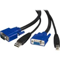 StarTech.com KVM-switch SVUSB2N1_10, 3 meter
