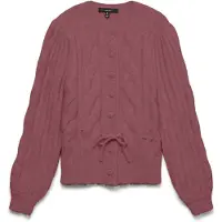 Vero Moda Gebreid vest 'VMLISA' roestbruin