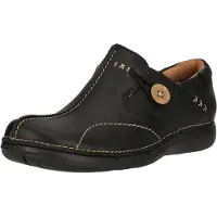 Clarks Instappers 'Un Loop' zwart