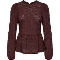 ONLY Shirt 'ONLGIAVANNA' chocoladebruin