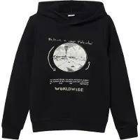 s.Oliver Sweatshirt zwart / wit