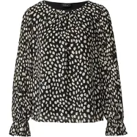 s.Oliver Blouse zwart / wit