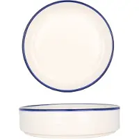 Bonna Kommetje linea blue porselein 16 cm (500cc) set van 6