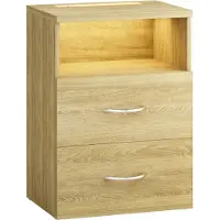 Casaria Nachtkastje Jamie Eik 55x40x28cm
