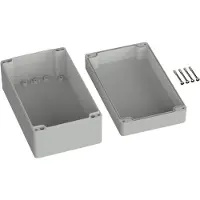TRU COMPONENTS TC-9065672 Industriële behuizing 200 x 120 x 90 ABS Grijs-wit (RAL 7035) 1 stuk(s)