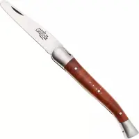 Laguiole Pipe Tool 9 cm 00004145 Matt Stainless Steel, Stamped Bee, Briar Wood, pijptool
