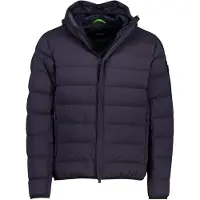 HUGO BOSS Tussenjas Boss Green donkerblauw met capuchon