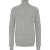 Kronstadt Trui ' KSDoors half Zip ' lichtgrijs