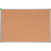 Franken Frankenkurkbord U-Act! Line, wandmontage in staand en liggend formaat, aluminium frame, 400x600 mm