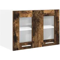 vidaXL Hangkast Rook Eiken 60 x 31 x 40 cm Bewerkt hout