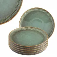 Altom Design Reactieve Salie Desserttafelset - 6 stuks, 20,5 cm