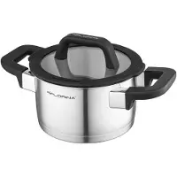 Florina Chef RVS Pan 16cm 1.8L - 5 Lagen Bodem & Zeefdeksel