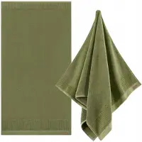 Zwoltex Porto Handdoek Groen 50x100cm - 600g/m² Katoen