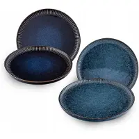 Altom Design Reactive Stripes Dinerplanken 26 cm - 4 stuks