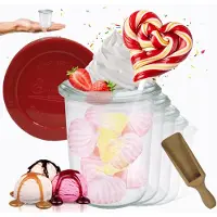 Weck Potten 160ml met Siliconen Deksel & Maat - Set van 6