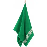 Zwoltex Kinderbadhanddoek 50x70cm - Zacht Egyptisch Katoen - Groen