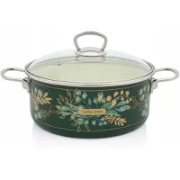 Metalac Golden Times Emaille Pan 24 cm - 4,75L - Inductie