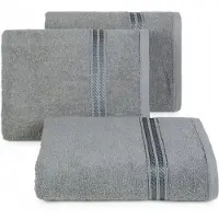Eurofirany Lori Badhanddoek 70x140 cm - 100% Katoen - Staalgrijs