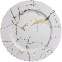 Ambition Onderzetter Marmer Wit 33 cm - Elegante tafeldecoratie