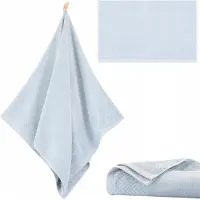 Zwoltex Toscana Antibacteriële Handdoek - Egyptisch Katoen, 50x90cm, Blauw