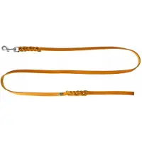 Dingo Leren Hondensnoer CURRY 1.5x180cm - Natuurlijk Leer