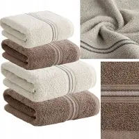 Eurofirany Luxe Katoenen Handdoekenset 4 stuks (2x 50x90, 2x 70x140)