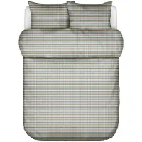 Marc O'Polo Dekbedovertrek Olle Denim Blue Flanel-260 x 200 / 220 cm | Extra Breed