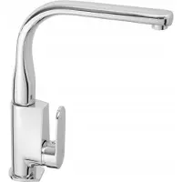 Diamond NEVIS keukenkraan - messing, chroom, waterbesparend