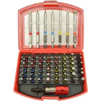Vorfal 56-delige Bitset met Magnetische Houder - CrV Staal
