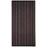 Zwoltex Luxe Egyptische Katoenen Badhanddoek LIMA 70x140cm - Zwart Gestreept