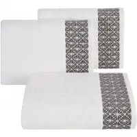 Eurofirany Luxe Brenda Handdoek 70x140cm Wit 500gsm - Zacht & Absorberend