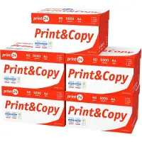 Print24 Printerpapier kopieerpapier 25000 vellen 50 x 500 A4 80g premium wit testwinnaar PEFC